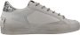 Crime London dames sneaker Miami wit leder - Thumbnail 1