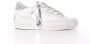 Crime London dames sneaker Miami wit leder - Thumbnail 1