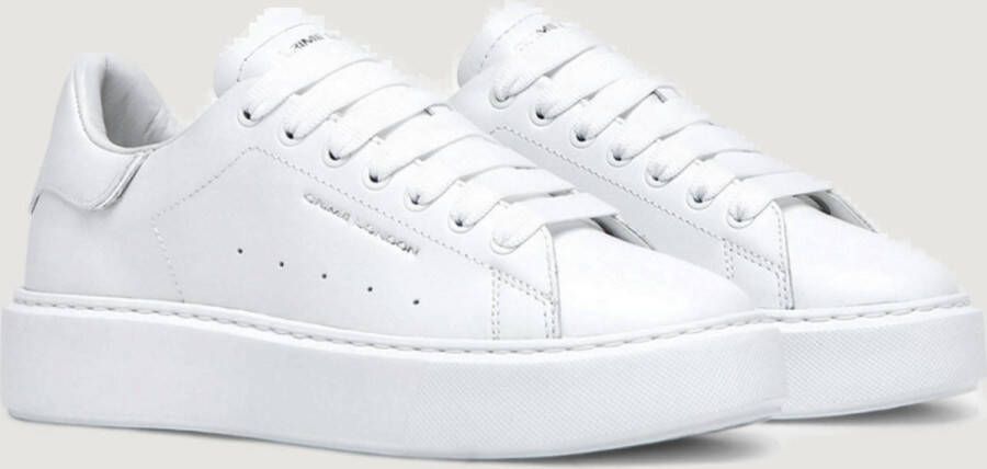 Crime London Leren Sneakers voor Modieuze White