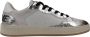 Crime London Premium Leather and Fabric Blend Low Top Sneakers with Lace-up Closure - Thumbnail 1