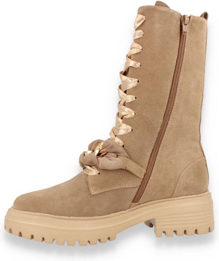 Crinkles Dames Boot Taupe