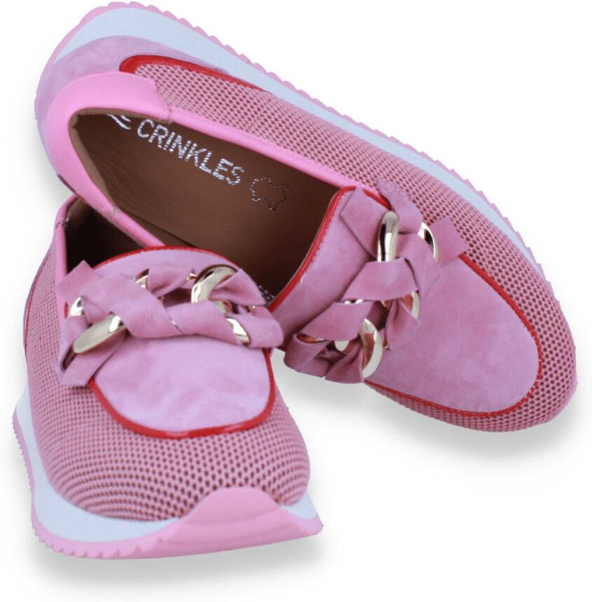 Crinkles Dames Mocassin Pink ROSE