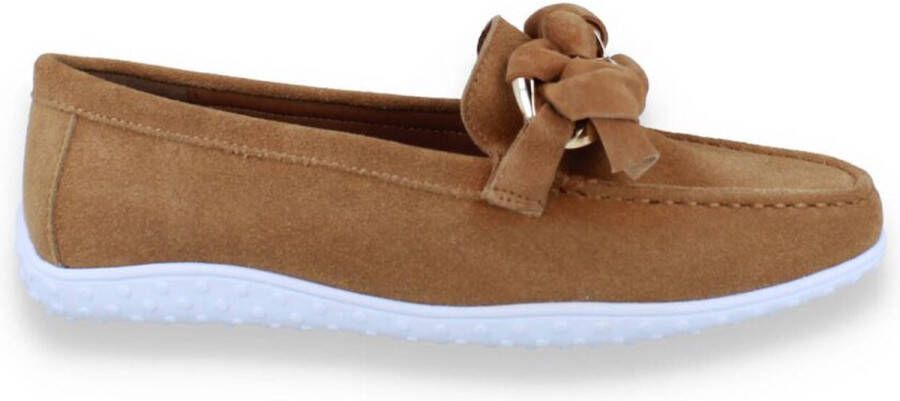 Crinkles Dames Moccasins COGNA