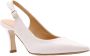 Cristian Daniel Salobre Peep Toe Hak White Dames - Thumbnail 1