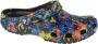 Crocs Classic Tie Dye Graphic Clog 205453 4SW Vrouwen Veelkleurig Slippers - Thumbnail 1