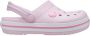 Crocs Crockband clog t rose ballerina streepje aan zijkant Kinderen Kleur Roze) - Thumbnail 1