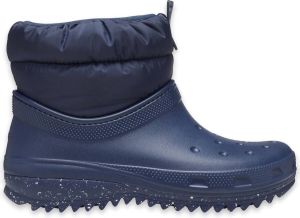 Crocs Women's Classic Neo Puff Shorty Boot Winterschoenen maat W10 blauw