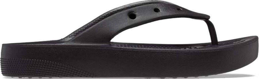 Crocs Women's Classic Platform Flip Sandalen maat W10 zwart