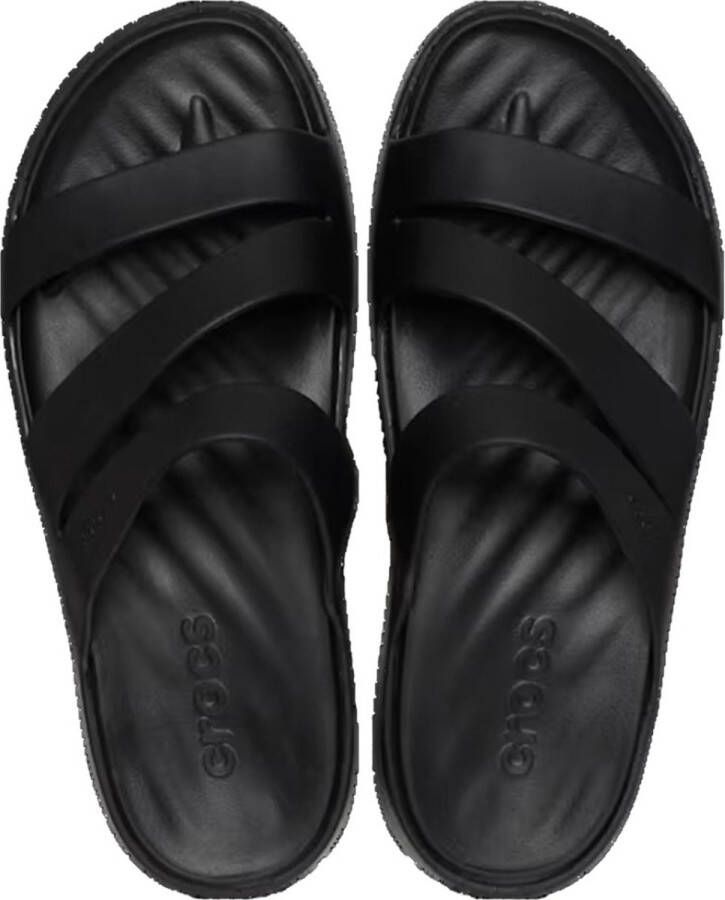 Crocs Badslippers Getaway Strappy zomerschoen badschoen zwembadglijbanen met modieuze bandjes
