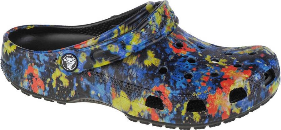 Crocs Classic Tie Dye Graphic Clog 205453 4SW Vrouwen Veelkleurig Slippers