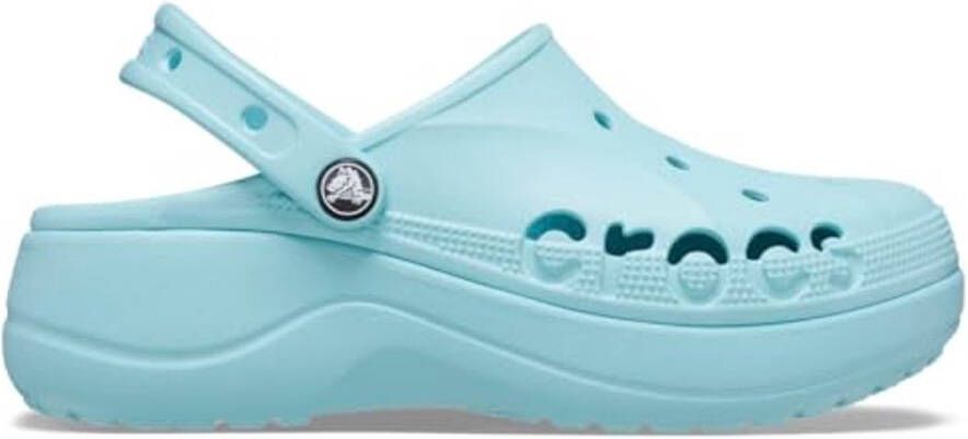 Crocs Baya Platform Clog Blauw