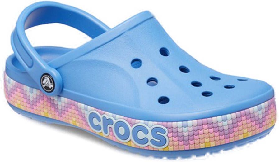 Crocs Bayaband Chevron Band Clog Blauw Multi 38 39 US M6 W8