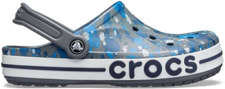 Crocs BayaBand Printed Clog Charcoal M4 W6