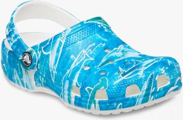 Crocs Blauw Kinderen Kinderklompen Haai Oceaan