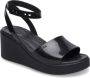 Crocs Sleehaksandaaltjes Brooklyn Ankle Strap Wedge plateausandaal sandaal in comfortabele breedte g (= breed) - Thumbnail 1