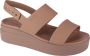 Crocs Sleehaksandaaltjes Brooklyn Low Wedge zomerschoen sandaal sleehak met modieuze plateauzool - Thumbnail 1