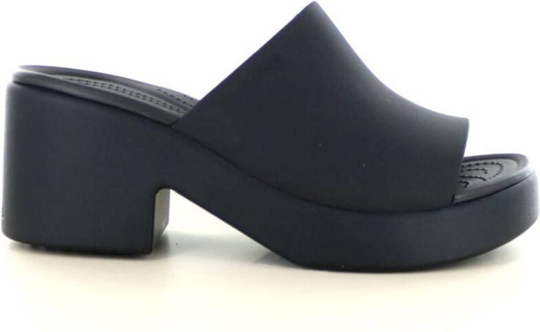 Crocs Brooklyn Slide Heel Sandalen Zwart Vrouw