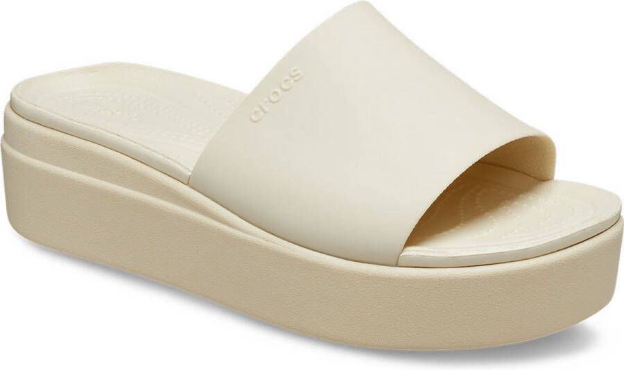 Crocs Brooklyn Slides Beige Vrouw