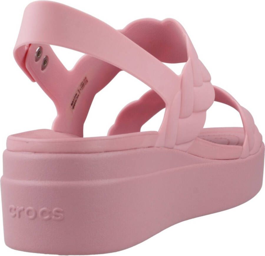 Crocs Geweven sleehakken voor stijlvol comfort Pink