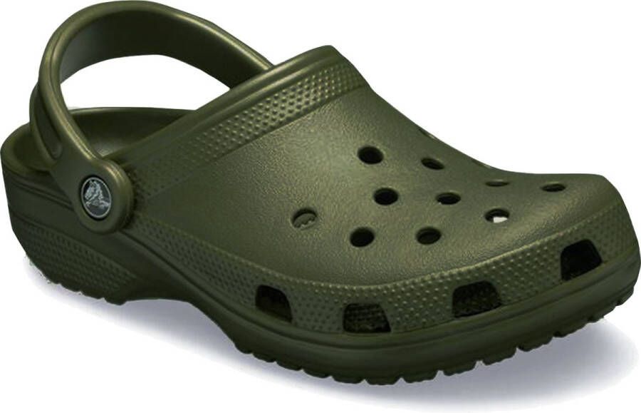 Crocs Classic Slippers en Sandalen Groen Maat: 45-46 Plastic Foot Locker