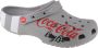 Crocs Classic Coca-Cola Light X Clog 207220-030 Unisex Grijs Slippers - Thumbnail 1