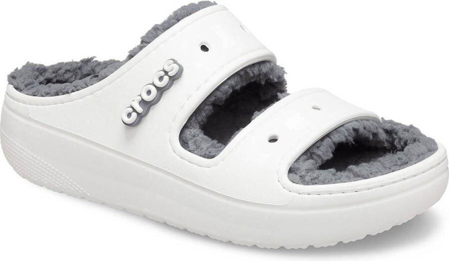 Crocs Classic Cozzzy Sandal Pantoffels maat M8 W10 grijs wit