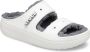 Crocs Classic Cozzzy Sandal Pantoffels maat M8 W10 grijs wit - Thumbnail 1