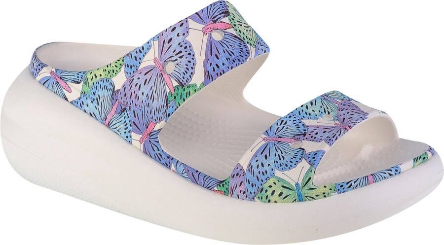 Crocs Classic Crush Butterfly Sandalen Wit Multi US M5 W7