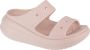 Crocs Classic Crush Sandal 207670-6UR Vrouwen Roze Slippers - Thumbnail 1