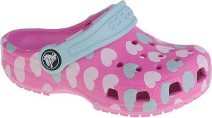 Crocs Classic Easy Icon Clog K 207592 6SX voor Roze Slippers