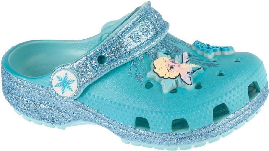Crocs Classic Frozen Elsa Clog Kids voor Blauw Slippers