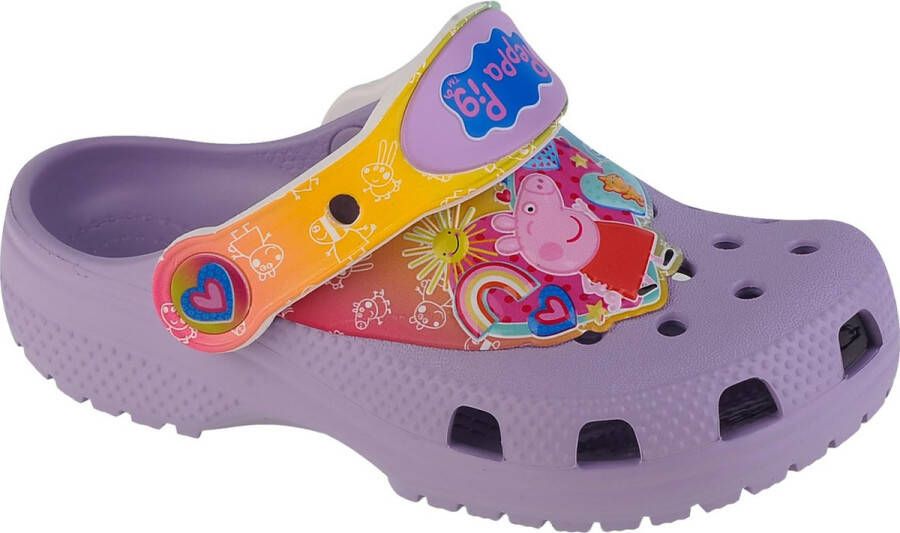 Crocs Classic Fun I am Peppa Pig T Clog 207915-530 voor meisje Purper Slippers - Foto 1