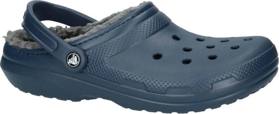 Crocs Pantoffels Classic Lined Clog tuin schoen slippers klomp met knuffelig nepleer - Foto 9