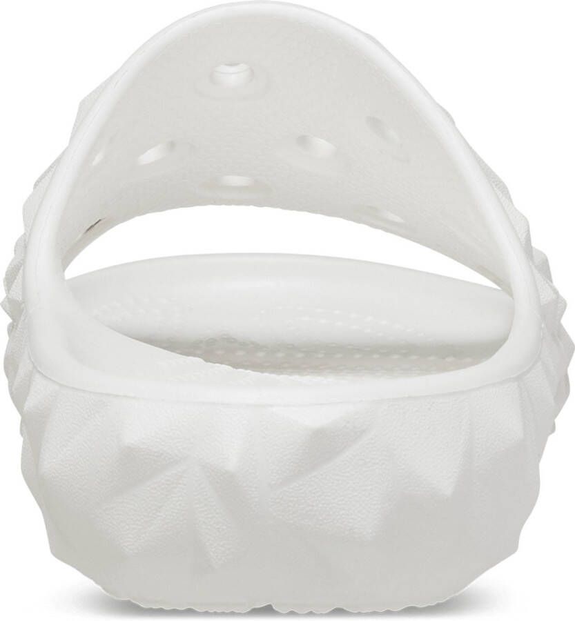 Crocs Classic Geometric Slide V2 Slippers White