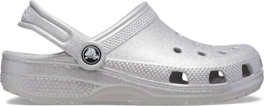 Crocs Classic Glitter Clog Unisex Kids 206993-0IC Zilver-34 35