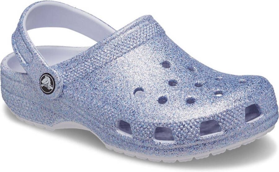 Crocs Classic Glitter Klompen Blauw Meisje