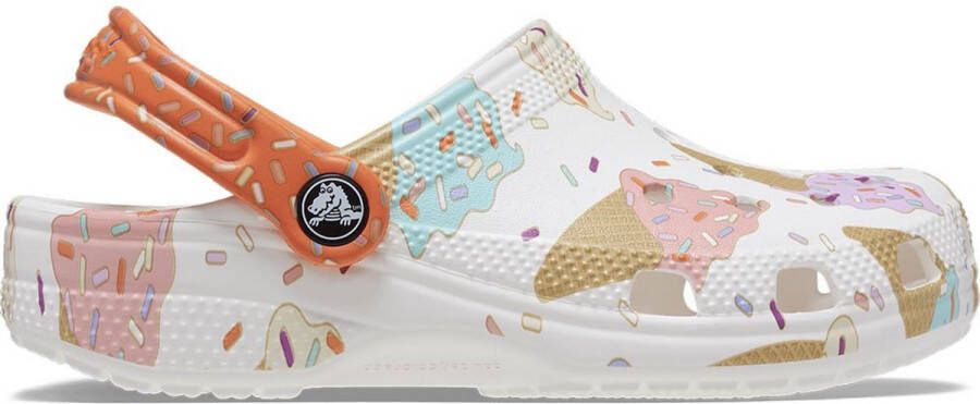 Crocs Classic Ice Cream Graphic White Multi J2