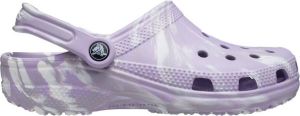 Crocs Classic Marbled Clog Lavender Multi Schoenmaat 39 40 Slides & sandalen 206867 5PT M4W6