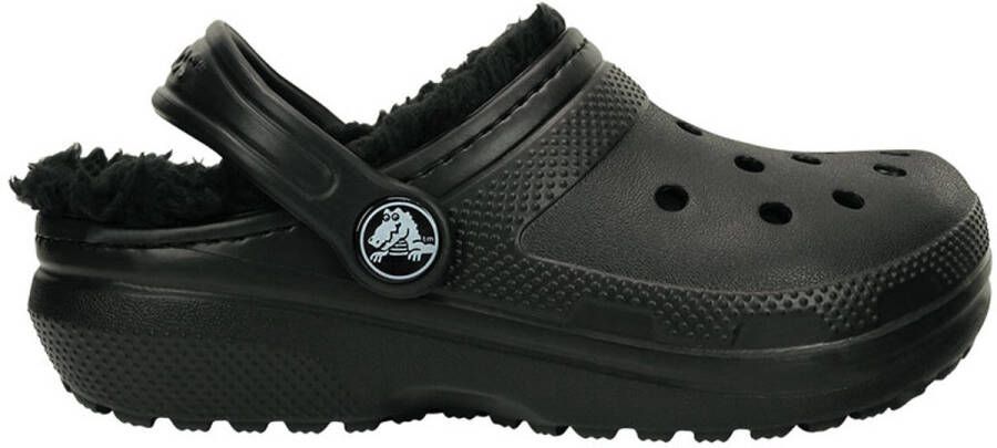 Crocs Kid's Classic Lined Clog Pantoffels maat C12 zwart