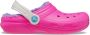 Crocs Classic Lined Clog Slippers roze - Thumbnail 1