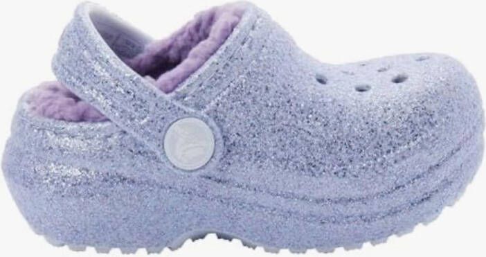 Crocs Classic Lined Glitter Clog Lila Paars