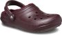 Crocs Gevoerde klomp met zachte voering en hielband Red - Thumbnail 1