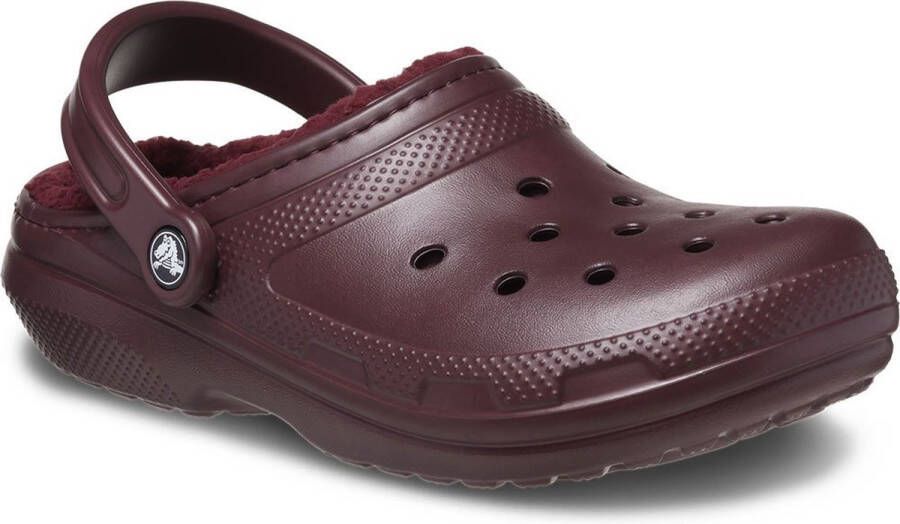 Crocs Gevoerde klomp met zachte voering en hielband Red