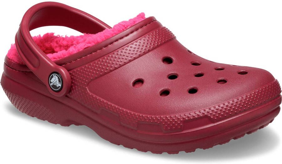 Crocs Classic Lined Clog Red- Red