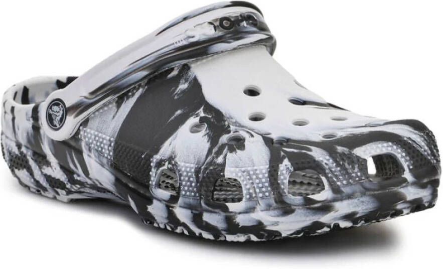 Crocs Kid's Classic Marbled Clog Sandalen maat C11 grijs
