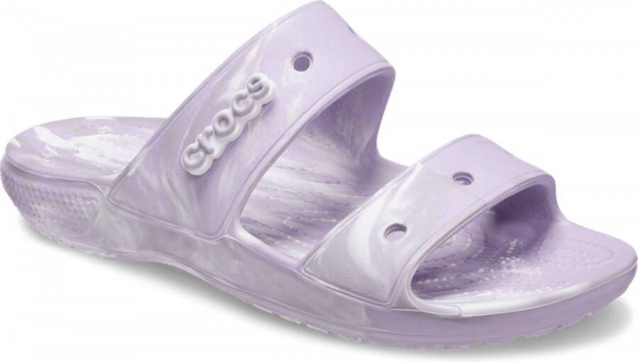 Crocs Classic Marbled Sandal Lavender