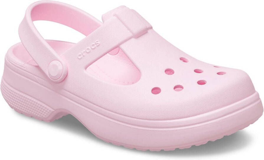 Crocs Classic Mary Jane T Klompen Roze Meisje