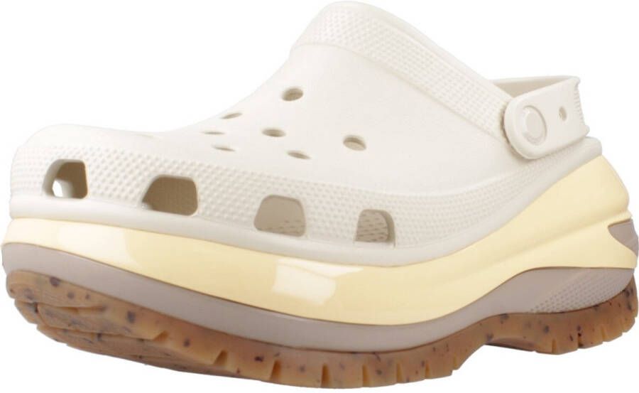 Crocs Mega Crush Klomp Sandalen Lente Zomer Collectie Beige