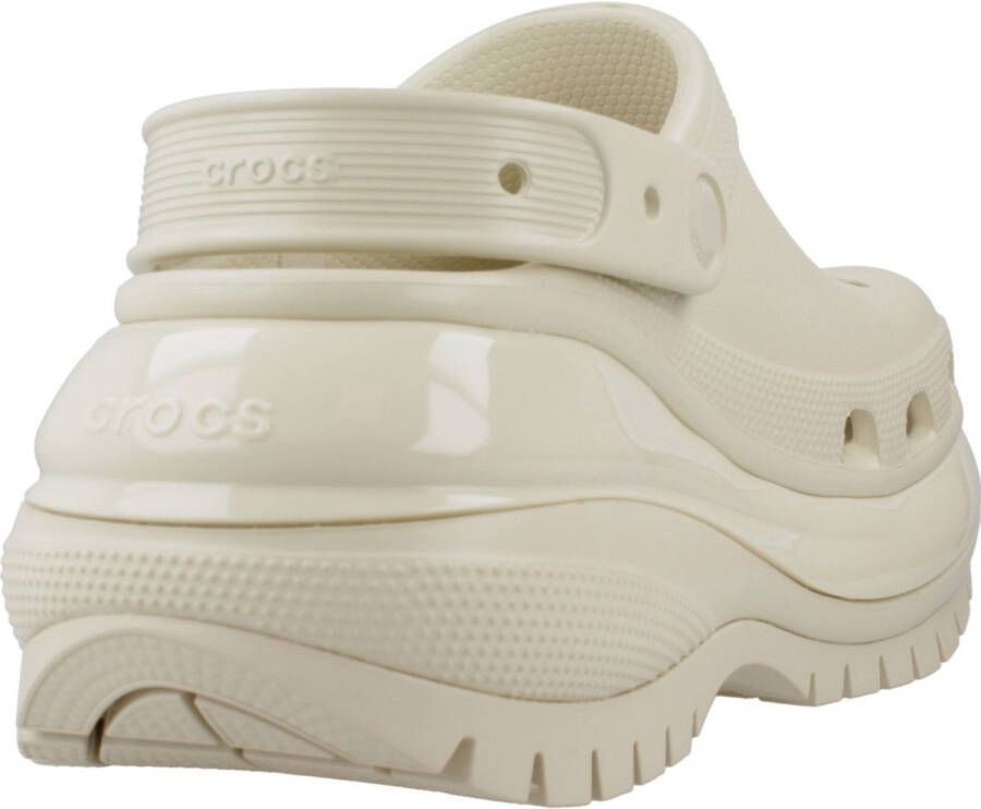 Crocs Classic Mega Crush Sandalen & Slides bone maat: 38 39 beschikbare maaten:36 37 38 39 40 41 42