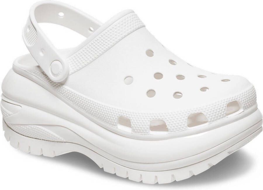 Crocs Classic Mega Crush Klompen White Heren